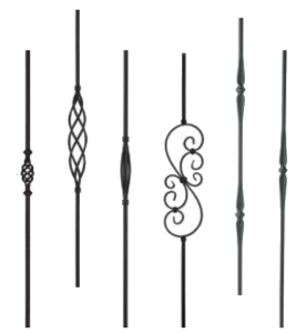 Wrought-iron-spindles