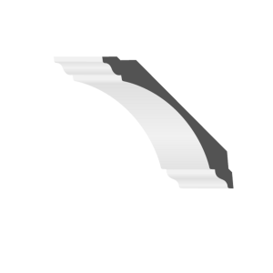 MDF Primed Cove Crown 4-1/2" x 5/8"