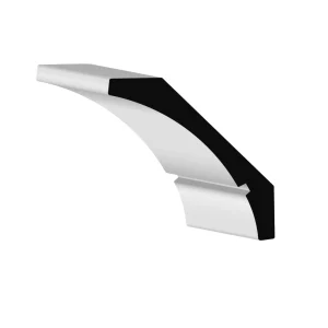 MDF Primed Very Square Scene Crown 7-3/4" x 1-1/4"
